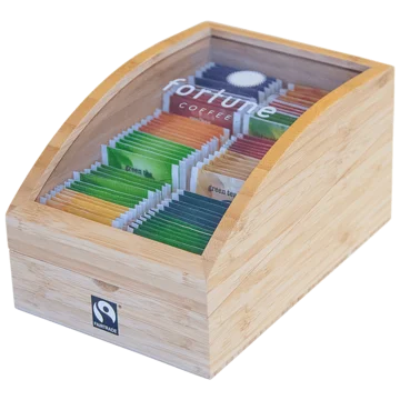 Bamboe Theedoos - 6 vaks