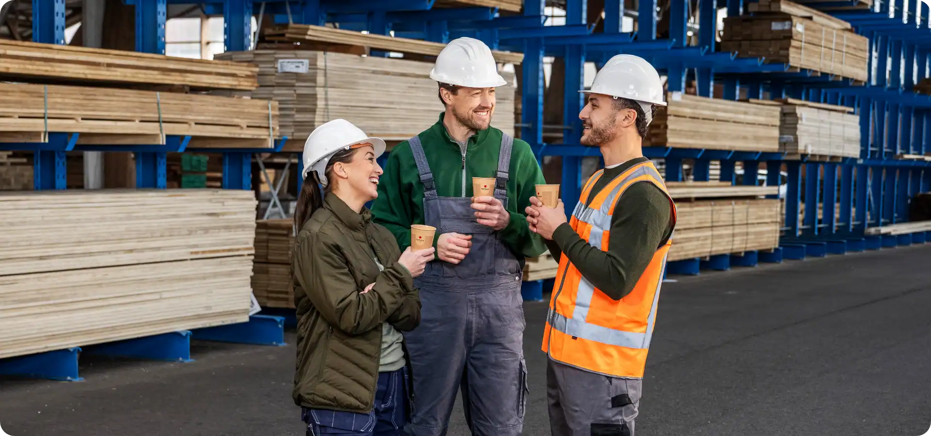Goede koffie op de bouw