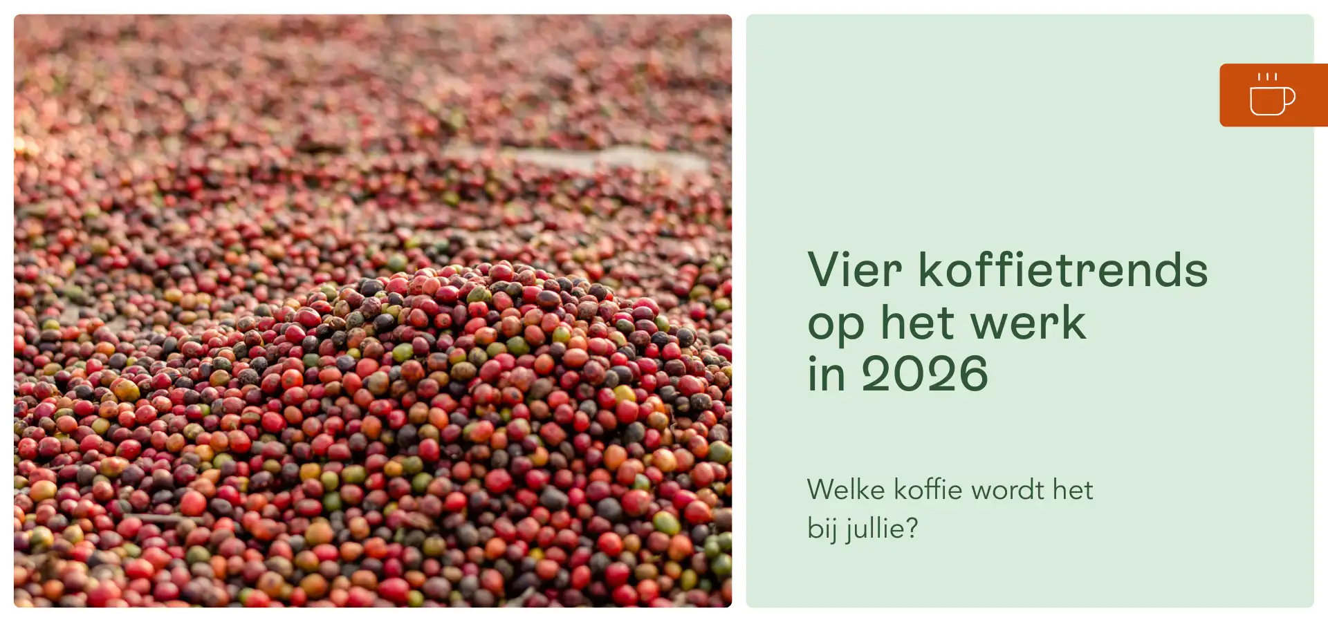 vier koffietrends in koffie op het werk in 2026